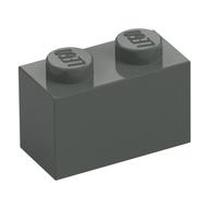 Brick 1 × 2 Dark Gray