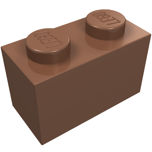 Brick 1 × 2 Light Brown