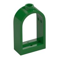 Window 1 × 2 × 2 2/3 with Rounded Top Green
