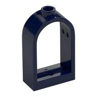 Window 1 × 2 × 2 2/3 with Rounded Top Dark Blue