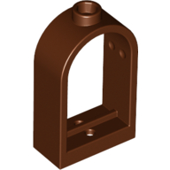 Fenster 1 × 2 × 2 2/3 mit abgerundet oben