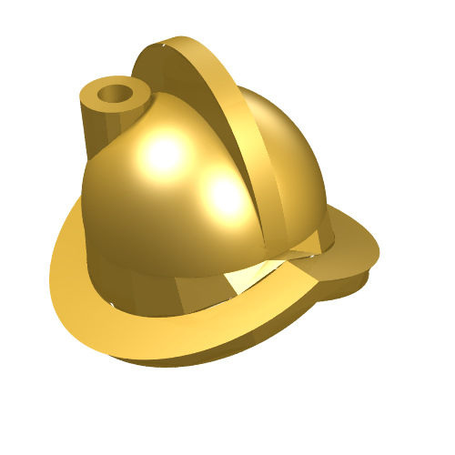 Helmet, Conquistador Metallic-Gold