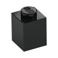 Brick 1 × 1 Black