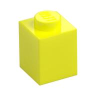 Brick 1 × 1 Vibrant Yellow