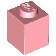 Stein 1 × 1 Warmes Rosa