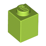 Brick 1 × 1 Lime