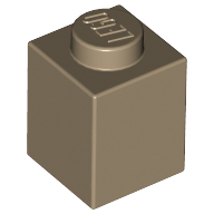 Brick 1 × 1 Dark Tan