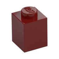 Brick 1 × 1 Dark Red
