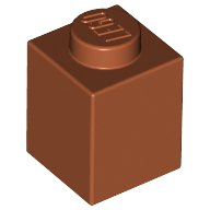 Brick 1 × 1 Dark Orange