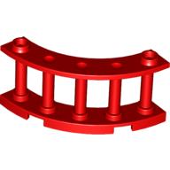 Fence Spindled 4 × 4 × 2 Quarter Round with 2 Studs Rot