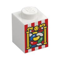 Brick 1 × 1 with Jelly Beans (Bertie Botts Beans) Print