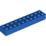 Brick 2 × 10 Blue