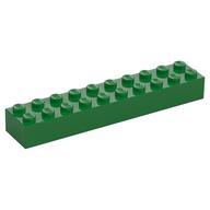 Brick 2 × 10 Green