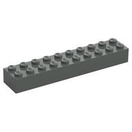 Brick 2 × 10 Dark Gray