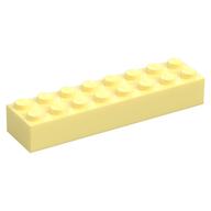 Brick 2 × 8 Bright Light Yellow