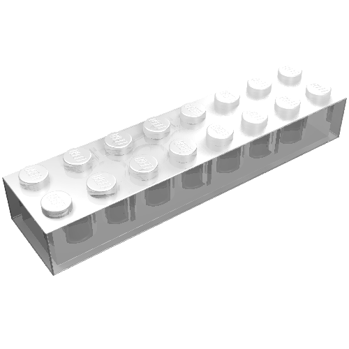 Stein 2 × 8 Transparent
