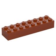 Brick 2 × 8 Dark Orange