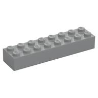 Brick 2 × 8 Light Bluish Gray
