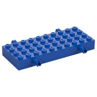 Vehicle Base, Brick Special 4 × 10 with 4 Pins Blue