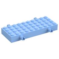 Vehicle Base, Brick Special 4 × 10 with 4 Pins Bright Light Blue