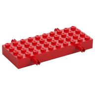 Vehicle Base, Brick Special 4 × 10 with 4 Pins Rot