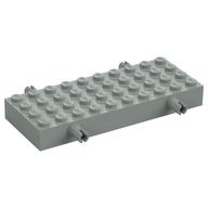 Vehicle Base, Brick Special 4 × 10 with 4 Pins Hellgrau