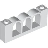 Zaun 1 × 6 × 2 Weiß