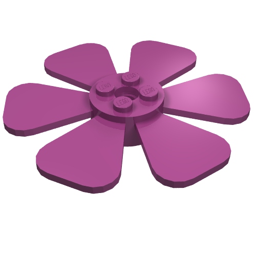 Propeller 6 Blade Fan 8 × 8 Magenta