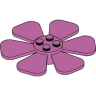 Propeller 6 Blade Fan 8 × 8 Mitteldunkelrosa