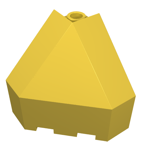 Panel 3 × 3 × 3 Corner Convex Gelb