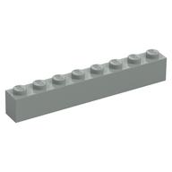 Brick 1 × 8 Light Gray