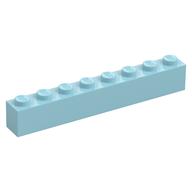 Brick 1 × 8 Light Blue