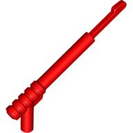 Weapon Spear Gun with Rounded Trigger and Thin Spear Base Red