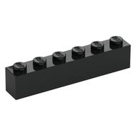 Stein 1 × 6 Schwarz