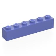 Brick 1 × 6 Blue Violet