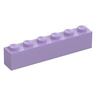 Brick 1 × 6 Lavender