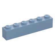 Brick 1 × 6 Sand Blue