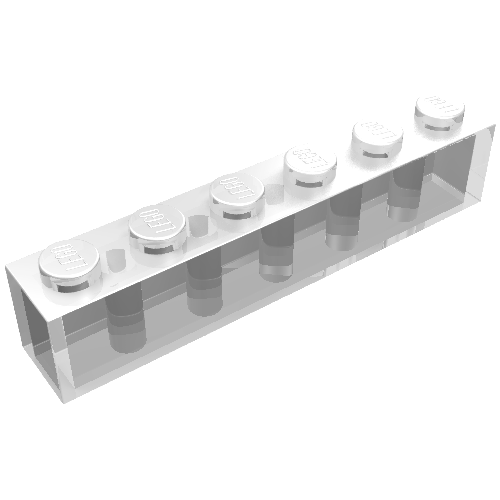 Stein 1 × 6 Transparent