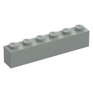 Brick 1 × 6 Light Gray