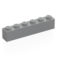 Stein 1 × 6 Hellblaugrau