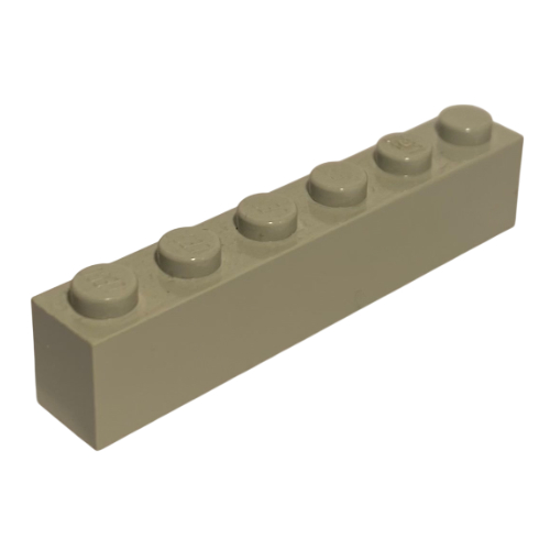 Brick 1 × 6 with Bottom Tubes and 2 Lowered Cross Supports