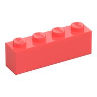 Brick 1 × 4 Coral