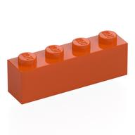 Stein 1 × 4 Rotorange