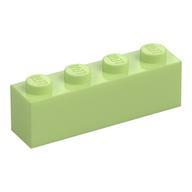 Brick 1 × 4 Yellowish Green