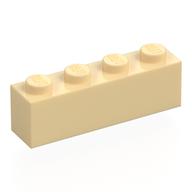 Brick 1 × 4 Tan