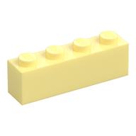 Brick 1 × 4 Bright Light Yellow