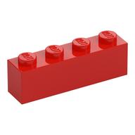 Brick 1 × 4 Red