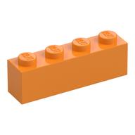 Stein 1 × 4 Mittelorange