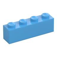 Stein 1 × 4 Mittelblau