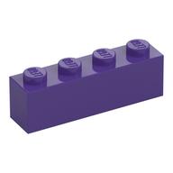 Stein 1 × 4 Dunkellila
